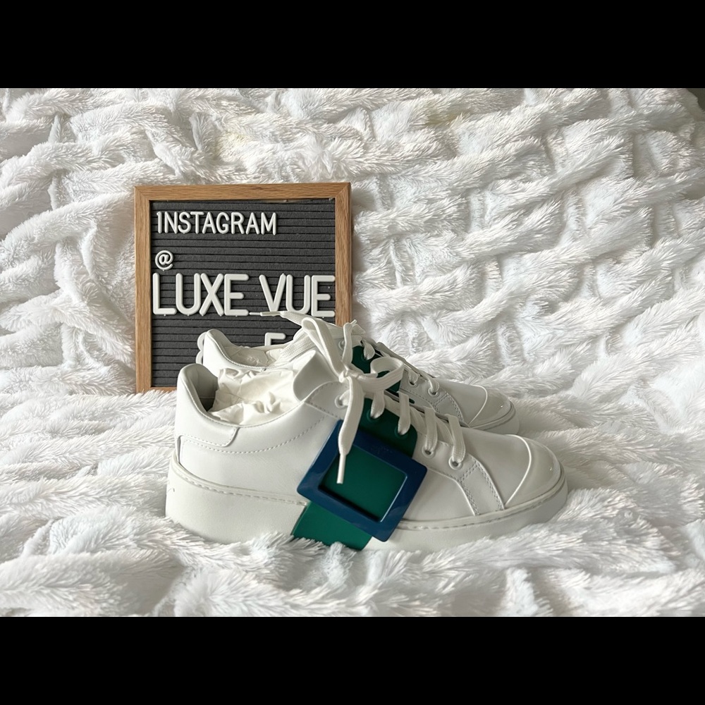 New In box Roger vivier Viv Buckle Skate Sneaker Size 39